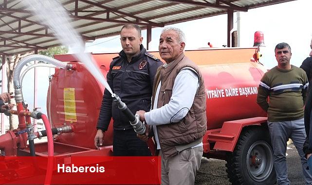 Aydın Büyükşehir Belediyesi'nin Yangın Söndürme Tankeri Dağıtımı Sürüyor