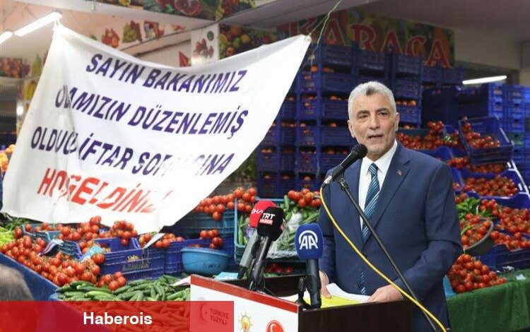 Bakan Bolat, Polatlı'da pazar esnafıyla iftar yaptı