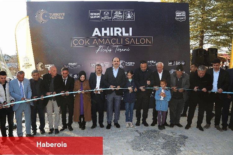 Başkan Altay Ahırlı ve Yalıhüyük ilçelerini ziyaret etti