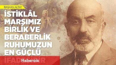 Başkan Altay: "İstiklâl Marşımız Birlik ve Beraberlik Ruhumuzun En Güçlü İfadesidir"