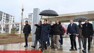 Başkan Gürkan 100. Yıl Kent Parkı'nı yerinde inceledi