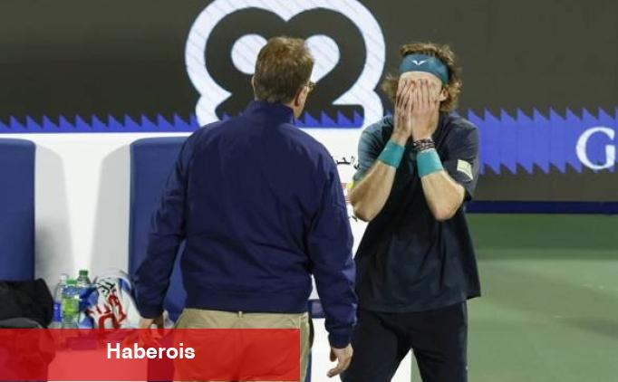 Hakeme bağıran Rus raket Andrey Rublev, diskalifiye edildi!