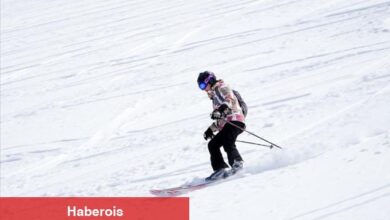 Kayakseverler adrenalinin tepesini Erciyes'teki Ottoman pistinde yaşıyor