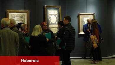 Nakkaş Tezyini Sanatlar Merkezi Hilye Sergisi Bağlarbaşı Kongre ve Kültür Merkezi'nde Sanatseverlerle Buluştu