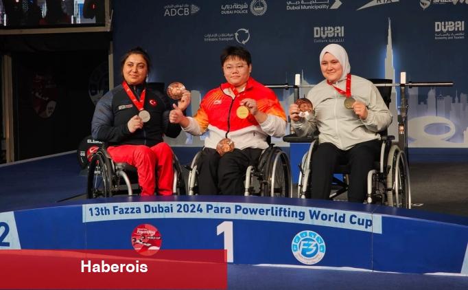 Ulusal para halterci Sibel Çam'dan Dubai'de gümüş madalya - Haberois Ulusal para halterci Sibel Çam'dan Dubai'de gümüş madalya