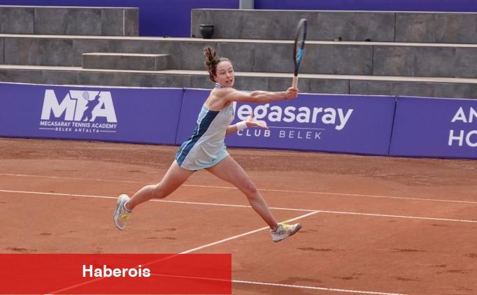 Ulusal raket Zeynep Sönmez, Megasaray Hotels Açık'ta çeyrek finalde