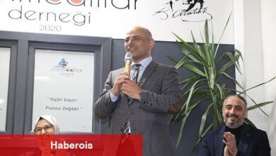 Yarımcalılar'dan Başkan Söğüt'e meşaleli karşılama