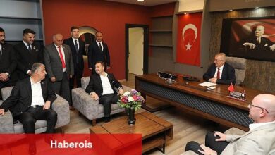 Ahmet Akın, Edremit Belediyesi'ni ziyaret etti - Haberois Ahmet Akın, Edremit Belediyesi'ni ziyaret etti