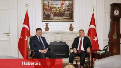 Başkan Cemil Tugay'dan İzmir Valisi Elban'a ziyaret - Haberois Başkan Cemil Tugay'dan İzmir Valisi Elban'a ziyaret