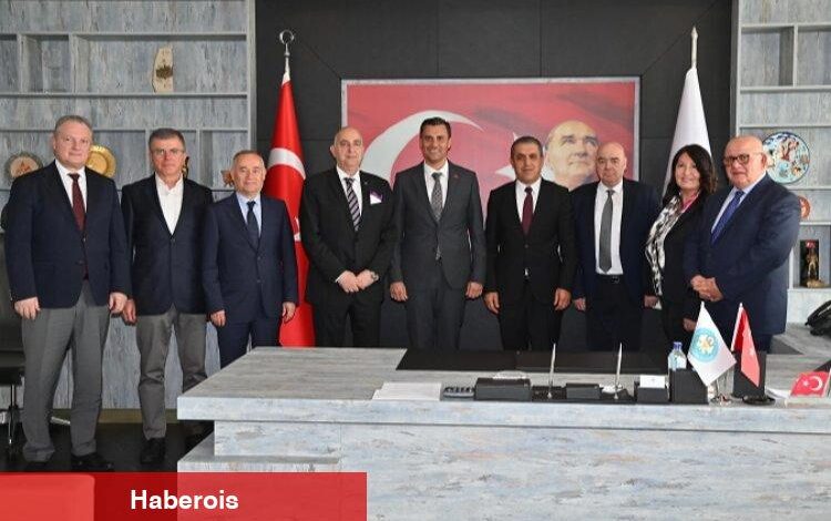 Başkan Zeyrek, Manisa OSB yönetimini ağırladı - Haberois Başkan Zeyrek, Manisa OSB yönetimini ağırladı