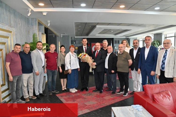 Başkan Zeyrek, MESO ve MEM-DER yönetimlerini ağırladı
