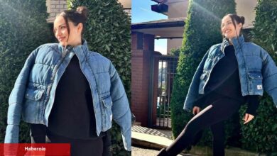 Fahriye Evcen siyahlara büründü! Elbisesi göz kamaştırdı