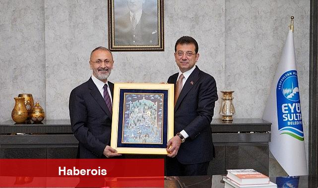 İBB Başkanı Ekrem İmamoğlu, Eyüpsultan Belediye Başkanı Mithat Bülent Özmen'e tebrik ziyaretinde bulundu - Haberois İBB Başkanı Ekrem İmamoğlu, Eyüpsultan Belediye Başkanı Mithat Bülent Özmen'e tebrik ziyaretinde bulundu
