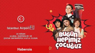 İGA İstanbul Havalimanı'nı "Çocuklar ve 23 Nisan Coşkusu Sardı"