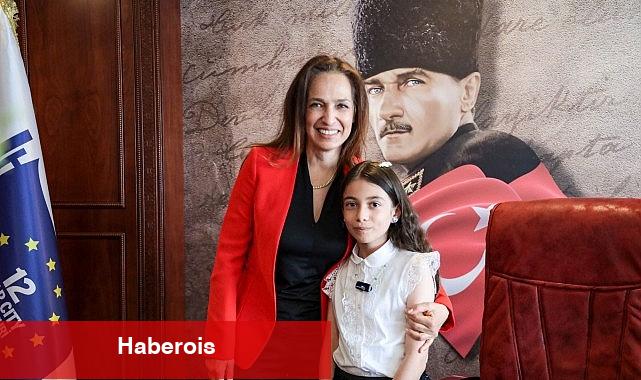 Karşıyaka'nın çocuk başkanı park ve barınak istedi! - Haberois Karşıyaka'nın çocuk başkanı park ve barınak istedi!