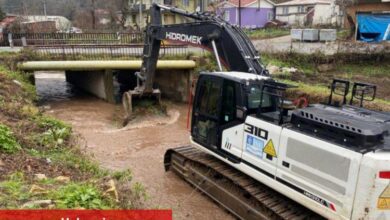 Kocaeli’de son 3 ayda 108 bin 650 metre dere temizliği 