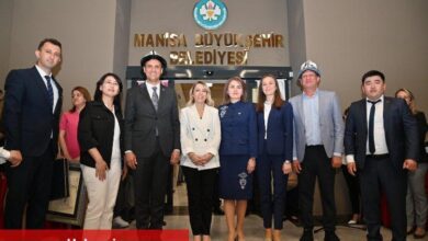 Konuk delegasyon Manisa'da ağırlandı
