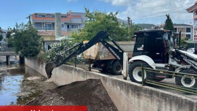 Marmaris’te derelerde temizlik çalışması