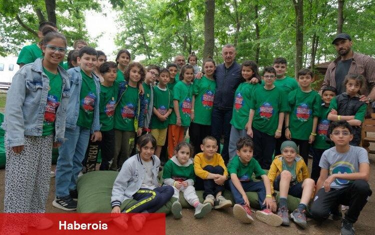 Minik dostlarından Başkan’a; ‘’Teşekkürler Tahir amca’’
