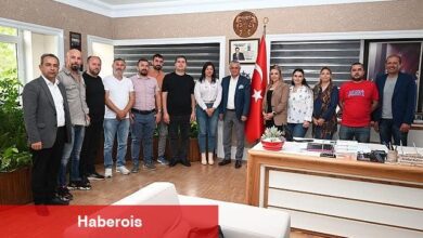 Minik futbolcuların velilerinden teşekkür ziyareti