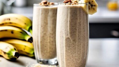 Muzlu Yulaflı Smoothie