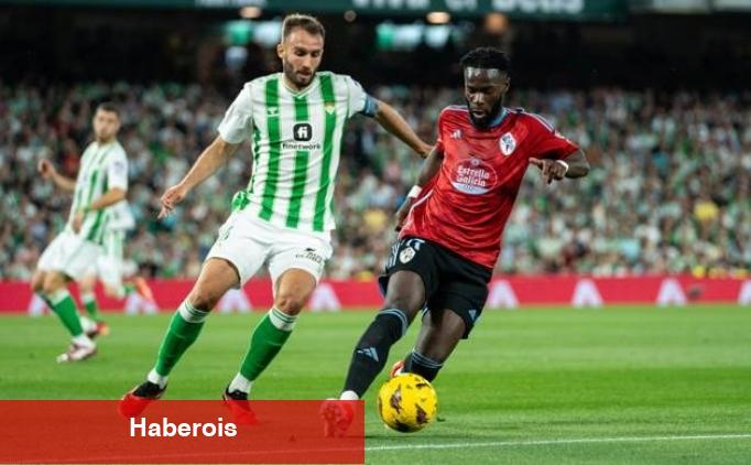 Real Betis konutunda kazandı Avrupa savını sürdürdü - Haberois Real Betis konutunda kazandı Avrupa savını sürdürdü