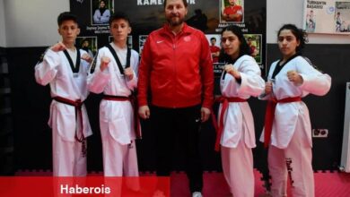 Tekvandocu ikiz çiftler yurt dışında muvaffakiyetler kazanmak için çalışıyor