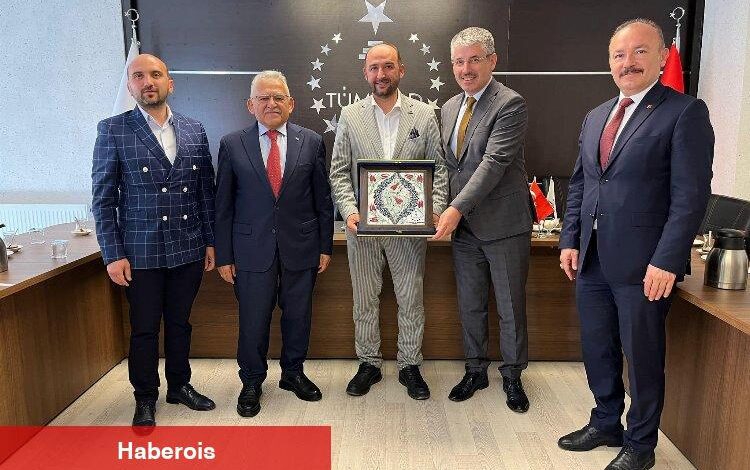 TÜMSİAD Kayseri Başkan Büyükkılıç'ı ağırladı - Haberois TÜMSİAD Kayseri Başkan Büyükkılıç'ı ağırladı