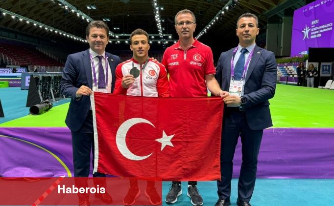 Ulusal cimnastikçiden bronz madalya kazandı!