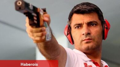 Yusuf Dikeç, 10 metre havalı tabanca kategorisinde altıncı