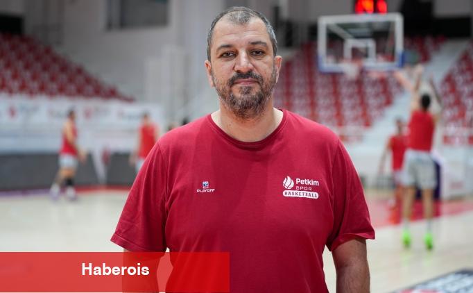 Aliağa Petkimspor Başantrenörü Burak Gören, ekibinden mutlu