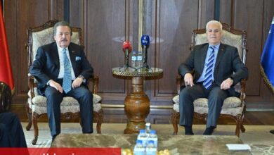 Başkan Bozbey, eski Bakan Cavit Çağlar’ı ağırladı