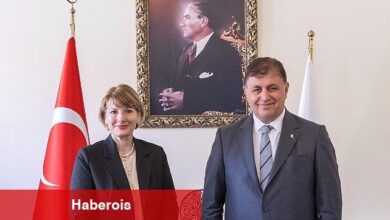 Başkan Tugay Birleşik Krallık Türkiye Büyükelçisi'ni ağırladı