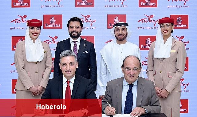 Emirates, Türkiye'deki turizmi desteklemek için Türkiye Turizm Tanıtım ve Geliştirme Ajansı (TGA) ile iş birliği anlaşması imzaladı - Haberois Emirates, Türkiye'deki turizmi desteklemek için Türkiye Turizm Tanıtım ve Geliştirme Ajansı (TGA) ile iş birliği anlaşması imzaladı