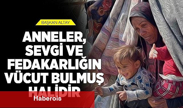 Konya Büyükşehir Belediye Başkanı Uğur İbrahim Altay, Anneler Günü vesilesiyle bir mesaj yayımladı - Haberois Konya Büyükşehir Belediye Başkanı Uğur İbrahim Altay, Anneler Günü vesilesiyle bir mesaj yayımladı