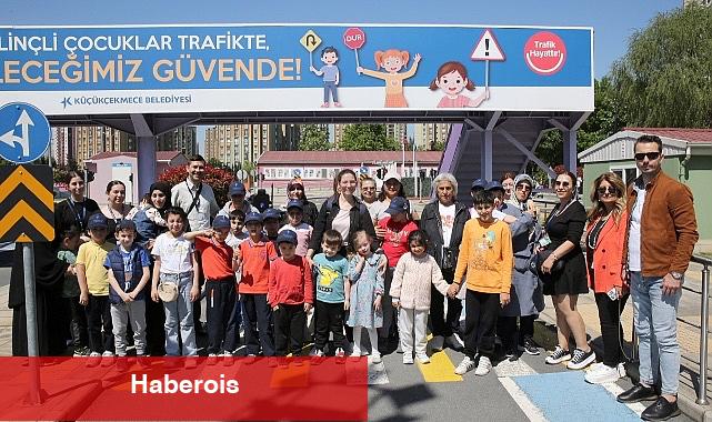 Küçükçekmece'deki Trafik Eğitim Parkı'nda Özel Çocuklara Özel Eğitim