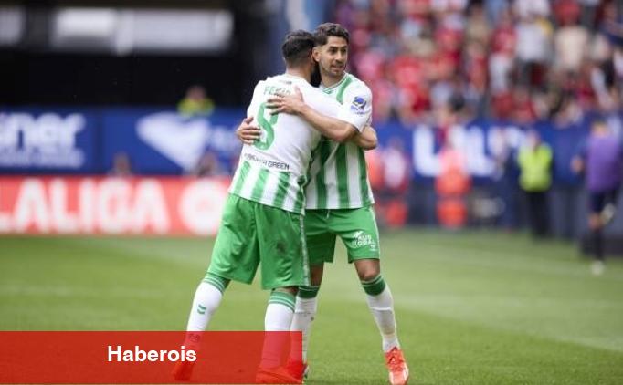 Real Betis kazandı Avrupa'ya çok yaklaştı - Haberois Real Betis kazandı Avrupa'ya çok yaklaştı
