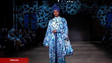 Tesettür mayo defilesinde Halima Aden rüzgarı! Koleksiyonu bu türlü tanıttı - Haberois Tesettür mayo defilesinde Halima Aden rüzgarı! Koleksiyonu bu türlü tanıttı