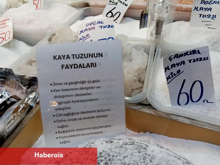 Bursa Tuz Pazarı’nda kaya tuzuna yoğun ilgi… - Haberois Bursa Tuz Pazarı’nda kaya tuzuna yoğun ilgi…