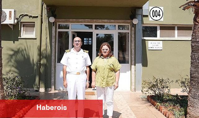 Didim Belediye Başkanı Hatice Gençay, Didim'e yeni atanan Garnizon Komutanı Deniz Albay Erkut Arslan'a hayırlı olsun ziyaretinde bulundu.