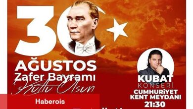 Didim'de 30 Ağustos Zafer Bayramı Kubat konseri coşku ile kutlanacak - Haberois Didim'de 30 Ağustos Zafer Bayramı Kubat konseri coşku ile kutlanacak