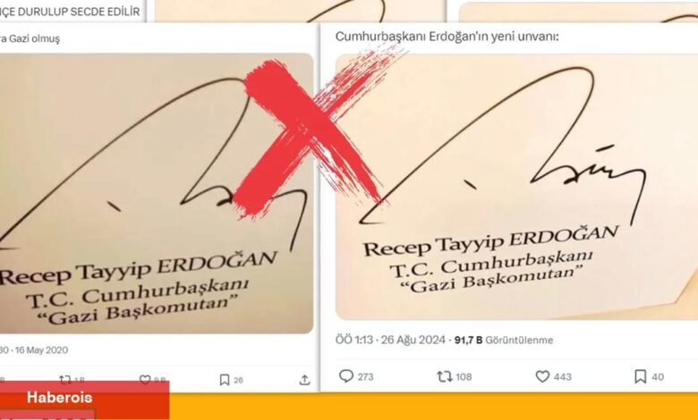 DMM: Erdoğan'ın imzalı evrak iddiası doğru değil
