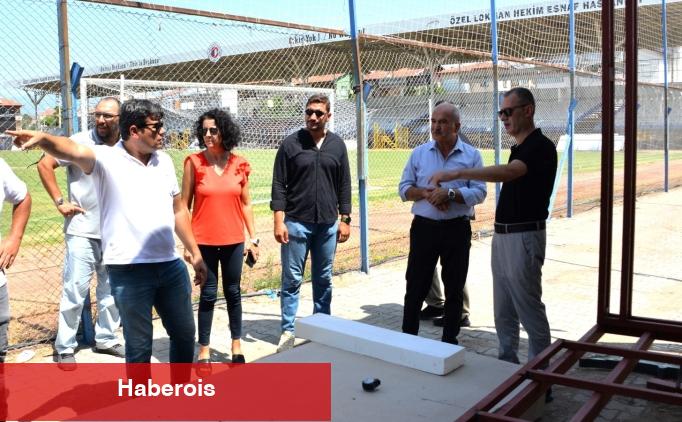 Fethiyespor'un stadında tribün yenileniyor - Haberois Fethiyespor'un stadında tribün yenileniyor