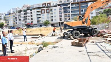 İzmir Çiğli’de kaçak yapının yerine yol ve park