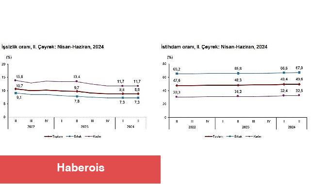 Tüik: Mevsim etkisinden arındırılmış işsizlik oranı %8,8 seviyesinde gerçekleşti