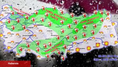 Bugün şemsiyeniz yanınızda bulunsun! - Haberois Bugün şemsiyeniz yanınızda bulunsun!