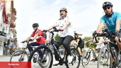 Bursa Yenişehir'de pedallar kurtuluşa çevirildi