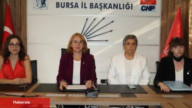 Bursa'da CHP'li kadınlardan sert tepki!