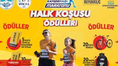 Büyükşehir’in 4. Uluslararası Yarı Maratonu’ndaki halk koşusunda hediye yağmuru