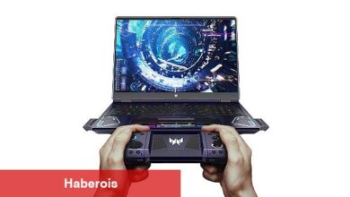 Çift Kişilik Oyun Deneyimi İçin Çıkarılabilir Kontrolcülerle Donatılmış Yenilikçi Oyun Dizüstü Bilgisayarı Konsepti: Project DualPlay